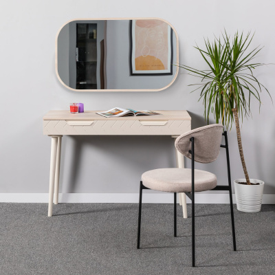 Зеркало для комода Сканди Жемчужно-белый фото Зеркало для комода Сканди Жемчужно-белый. Фото №4