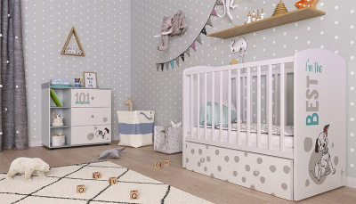 Комод Polini Kids Disney Baby 5090, белый фото Комод Polini Kids Disney Baby 5090, белый. Фото №5