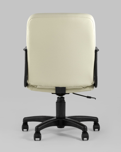 Кресло офисное Марк экокожа кремовый. Фото №6