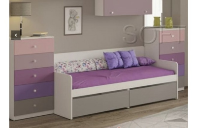 Тахта вкладыш с ящиками Силуэт. Фото