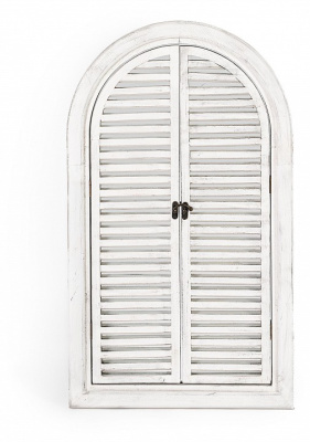 Зеркало садовое Secret de Maison Aulon (mod. PL08-34077) дерево, 50,5*4*85,5, Античный белый (Antique White). Фото №2