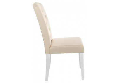 Стул деревянный Menson white / fabric сream фото Стул деревянный Menson white / fabric сream. Фото №4