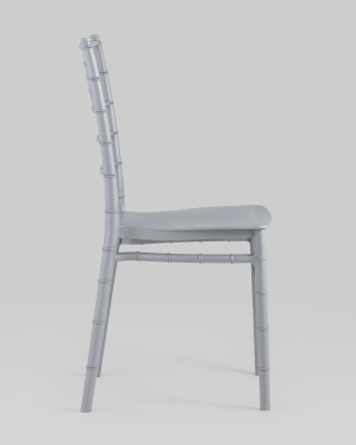 Стул Chiavari (Кьявари) пластик серебряный фото Стул Chiavari (Кьявари) пластик серебряный. Фото №4