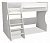 Кровать-чердак Р432, белый