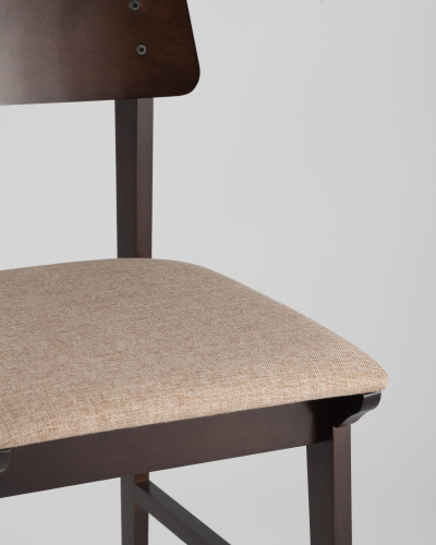 Стул ODEN коричневый 2 шт.. Фото №10