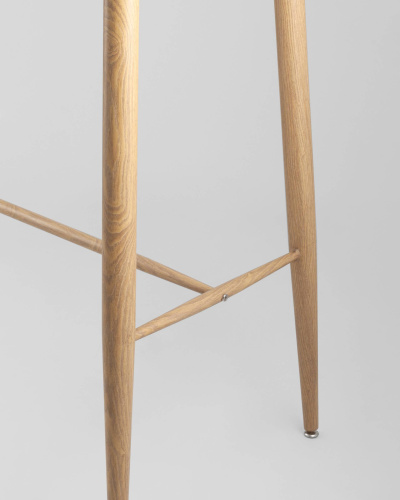 Стул полубарный Саймон велюр золотистый. Фото №7