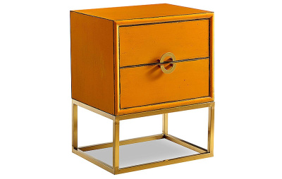 Тумба прикроватная ESF FL-7814 оранжевая. Фото