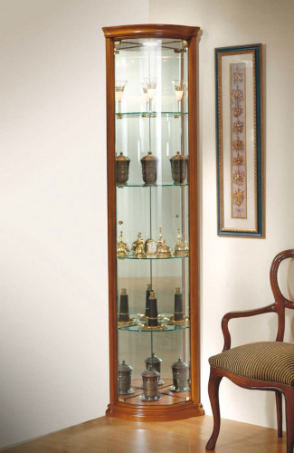 Угловая витрина 926 фото Угловая витрина 926. Фото №1