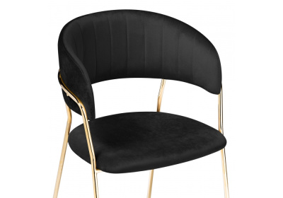 Стул Kamelia black / gold фото Стул Kamelia black / gold. Фото №4