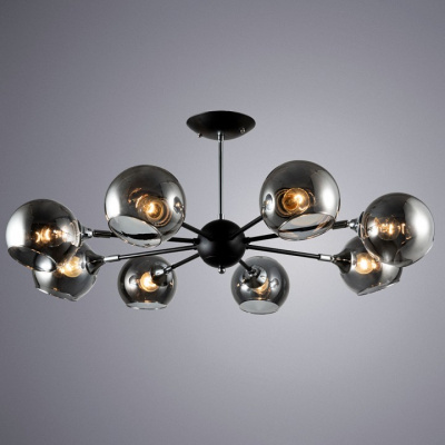 Люстра на штанге Arte Lamp Lagos A2708PL-8BK фото Люстра на штанге Arte Lamp Lagos A2708PL-8BK. Фото №2