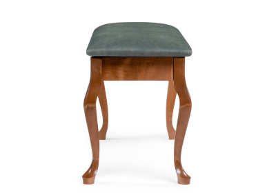 Банкетка Хиль орех / зеленая фото Банкетка Хиль орех / зеленая. Фото №3