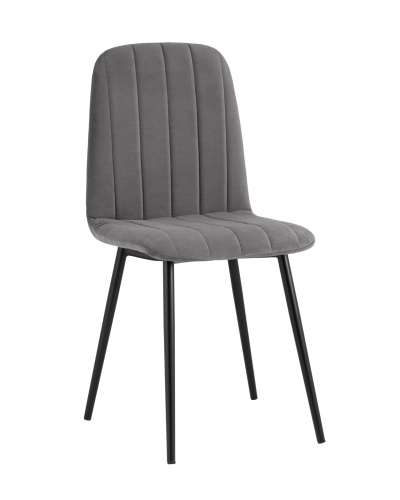 Стул Easy велюр темно-серый. Фото №2