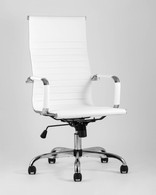 Кресло руководителя TopChairs City белое фото Кресло руководителя TopChairs City белое. Фото №3