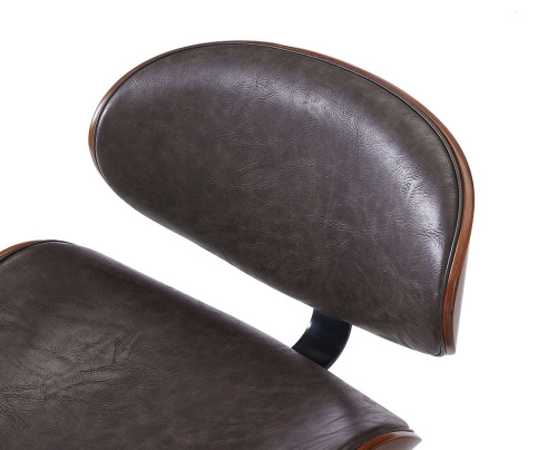 Стул барный JY1076 коричневый/черный. Фото №9