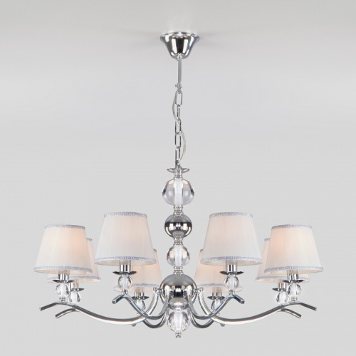 Подвесная люстра Eurosvet Sortino 60097/8 хром. Фото №2