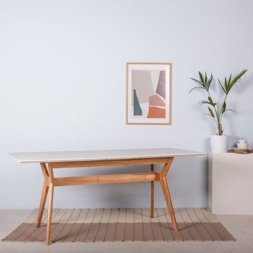 Стол Нарвик раскладной 140-180 БУК-Белый. Фото №13