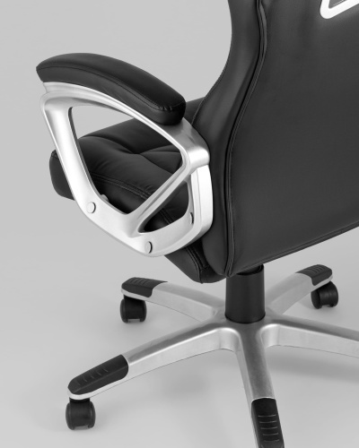 Кресло игровое TopChairs Continental черное. Фото №8