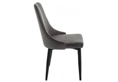 Стул Kora dark gray / black. Фото