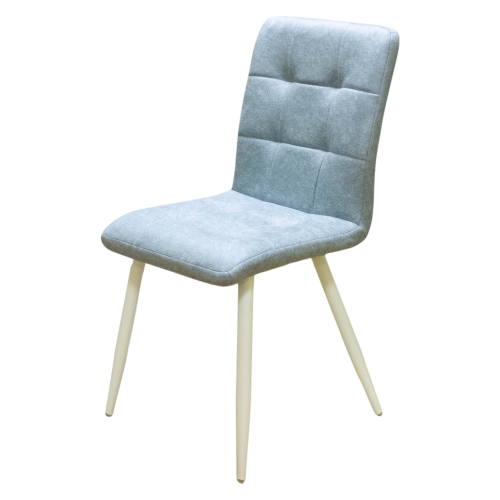 Стул Доби (Каркас (белый 9016 матовый) тк. коллекции Safari голубой 020). Фото №6