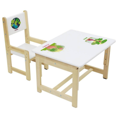 Набор учебный Polini kids Eco 400 SM, белый. Фото №1