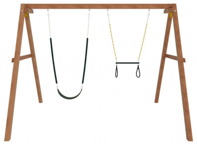 Качели детские Р911-25, коричневый. Фото