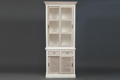 Буфет Secret De Maison RIVIERA ( mod.304410 ) дерево манго, 210х90х45см, Antique white/white wash фото Буфет Secret De Maison RIVIERA ( mod.304410 ) дерево манго, 210х90х45см, Antique white/white wash. Фото №2