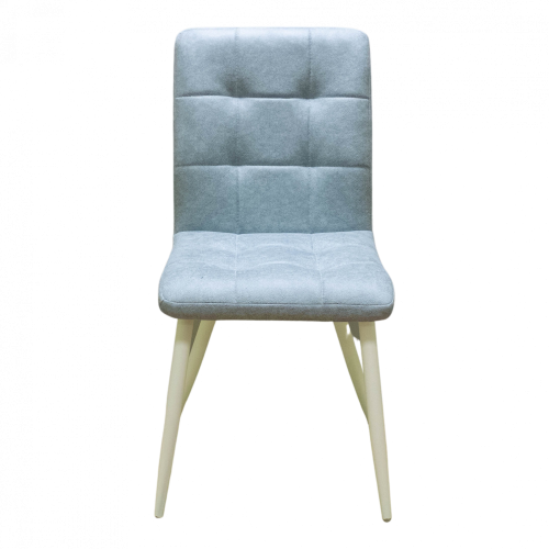 Стул Доби (Каркас (белый 9016 матовый) тк. коллекции Safari голубой 020). Фото №2