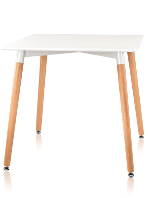 Стол Oslo 80*80, белый фото Стол Oslo 80*80, белый. Фото №2