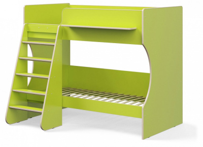 Кровать двухъярусная Р434 Капризун 3, зеленый. Фото