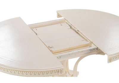 Стол деревянный Нозеан бежевый / золото фото Стол деревянный Нозеан бежевый / золото. Фото №5