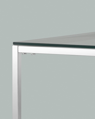 Журнальный стол 120*60 ТАУН серебро. Фото