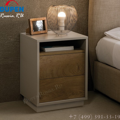 Тумба прикроватная DUPEN М-138 песочный/дуб. Фото №3
