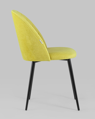 Стул Марсель микровелюр желтый. Фото №4