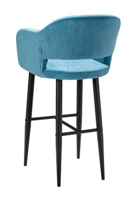 Кресло барное Oscar Сканди Блю/Черный. Фото №4