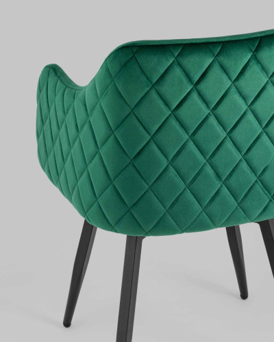 Стул Ника вращающийся велюр изумрудный. Фото №8