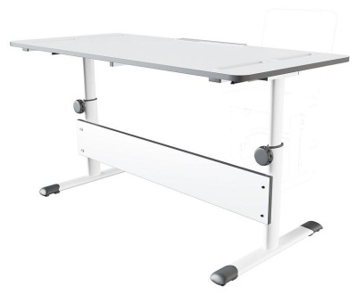 Стол учебный Polini Kids City D2, белый. Фото №4