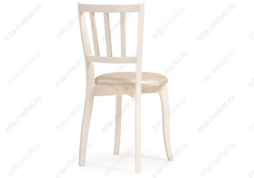 Стул деревянный Айра молочный / ромб. Фото №4