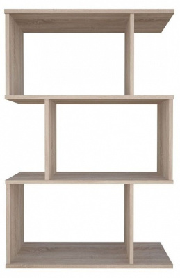 Стеллаж Polini Home Smart, древесина коричневая светлая дуб. Фото