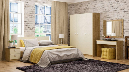 Анастасия набор мебели для спальни Дуб Роше / Мисандея Стоун. Фото №1