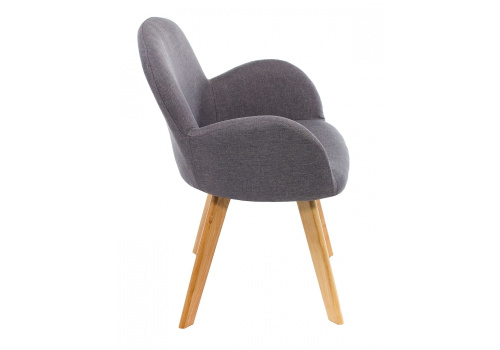 Стул деревянный Стул Asia wooden legs / grey fabric. Фото №4