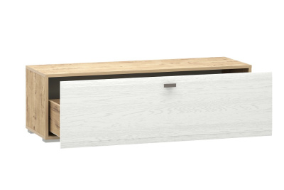 Тумба Snow wood НМ 011.86, Белое дерево, Дуб Бунратти. Фото