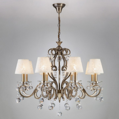 Подвесная люстра Eurosvet Eileen 1448/8 античная бронза Strotskis. Фото №2