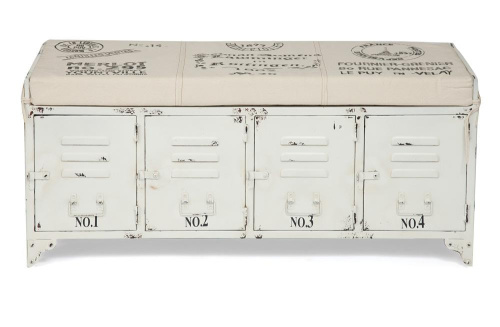 Банкетка Secret De Maison Steel (mod. M-14527) (Белый) фото Банкетка Secret De Maison Steel (mod. M-14527) (Белый). Фото №1