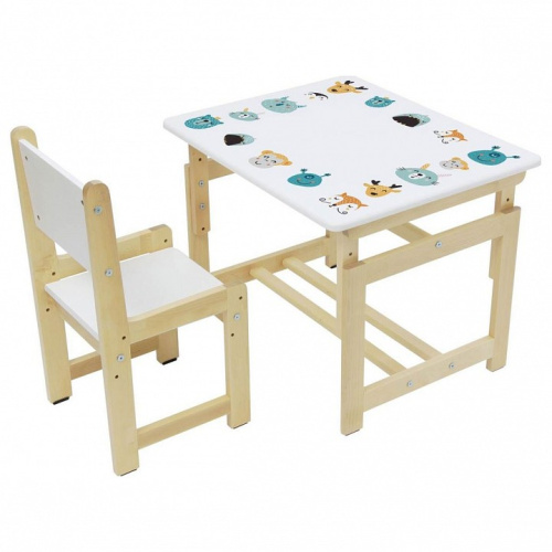 Набор учебный Polini kids Eco 400 SM, белый. Фото №3
