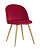 Стул Лион велюр красный