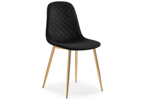 Стул Dabl black / gold фото Стул Dabl black / gold. Фото №1