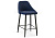 Барный стул Джама темно-синий / черный матовый