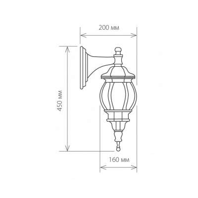 Светильник на штанге Elektrostandard GL 1001 a034317. Фото №2