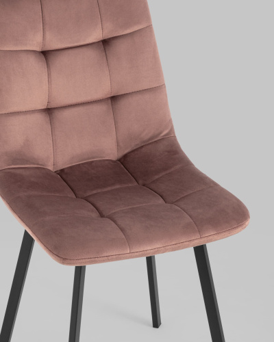Стул Chilly велюр пыльно-розовый. Фото №9