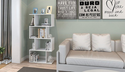 Стеллаж Polini Home Smart, белый. Фото №5